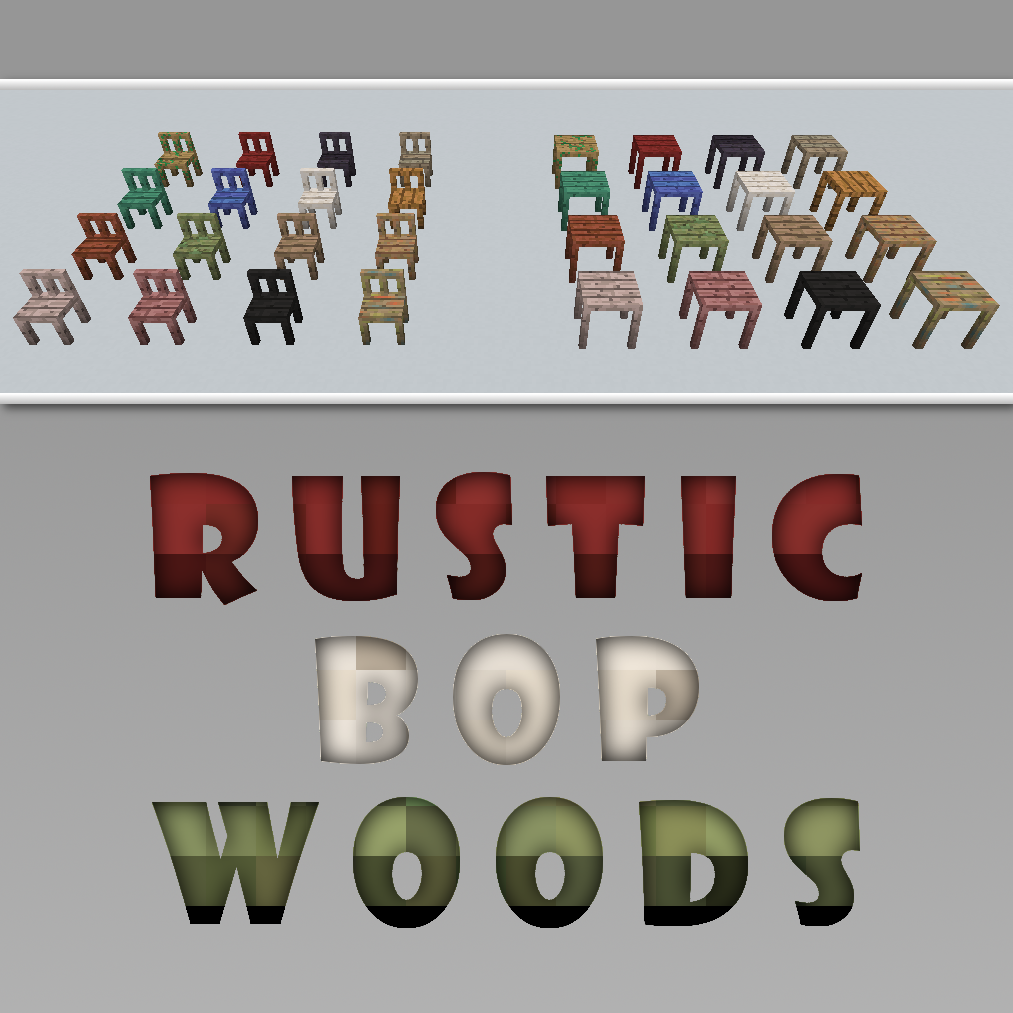Логотип мода Rustic BOP Woods
