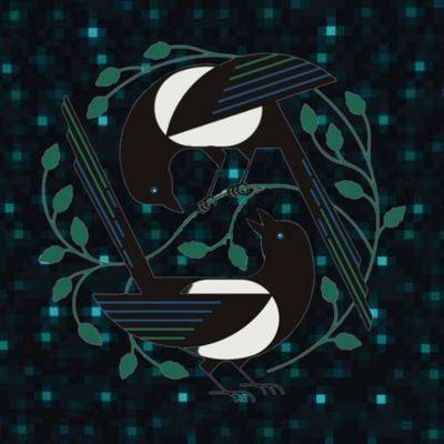 Логотип мода Sculked Magpie Origin