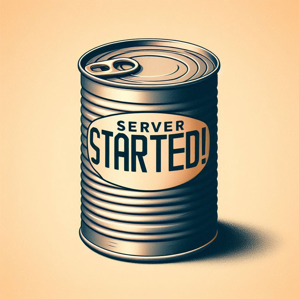 Логотип мода Server Started!