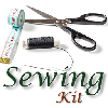Логотип мода Sewing Kit