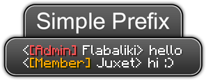Логотип мода SimplePrefix