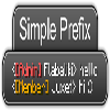 Логотип мода SimplePrefix