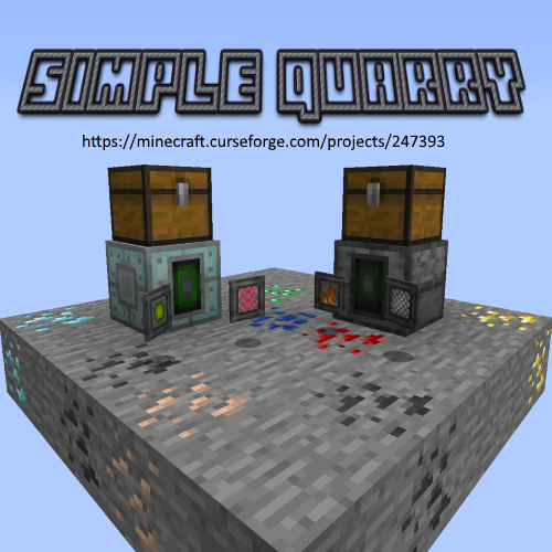 Логотип мода Simple Quarry
