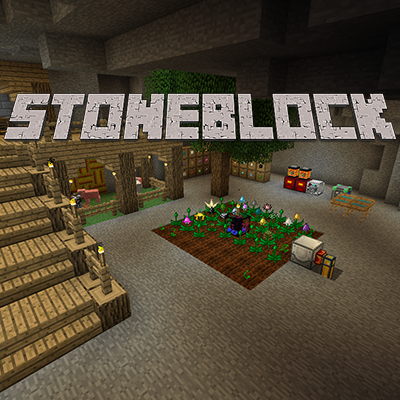 Логотип мода StoneBlock