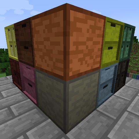 Логотип мода Storage Drawers: Forestry Pack