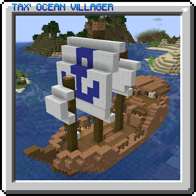 Логотип мода Tax' Ocean Villager