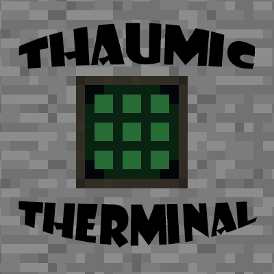 Логотип мода Thaumic Terminal