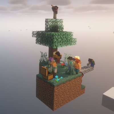 Логотип мода Voidblock - Skyblock